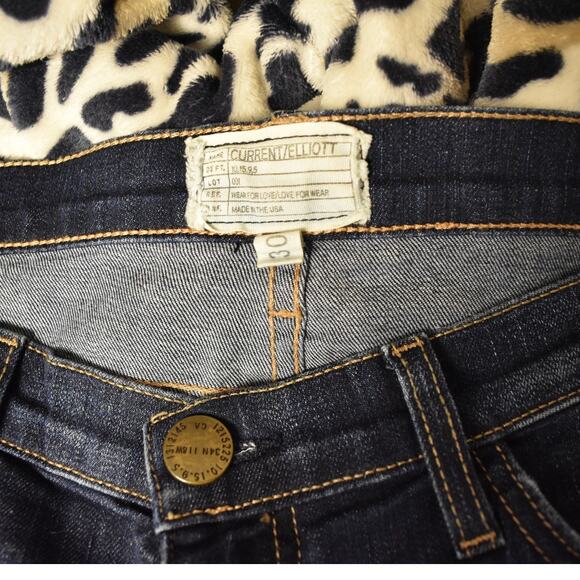 Current Elliott The Stiletto Townie Dark Wash Skinny Jeans Size 30 - Picture 8 of 8